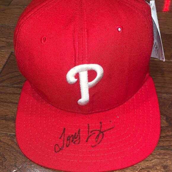 New Era Other - Philadelphia Phillies New Era Hat Signed "Tony B"‎ (Likely Antonio Bastardo) NWT